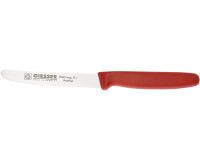 Giesser couteau cranté manche rouge 11 cm
