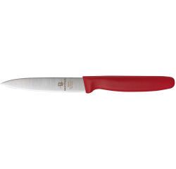 couteau d'office manche rouge 10 cm