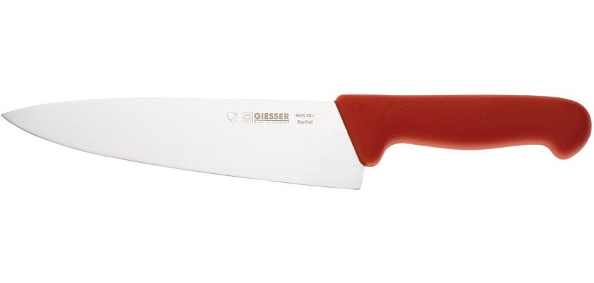 Giesser couteau de cuisine manche rouge 20 cm