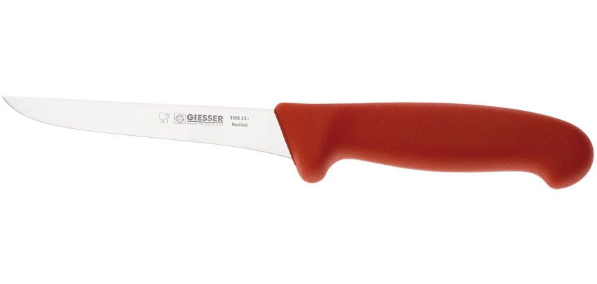 Giesser couteau à désosser manche rouge 16 cm
