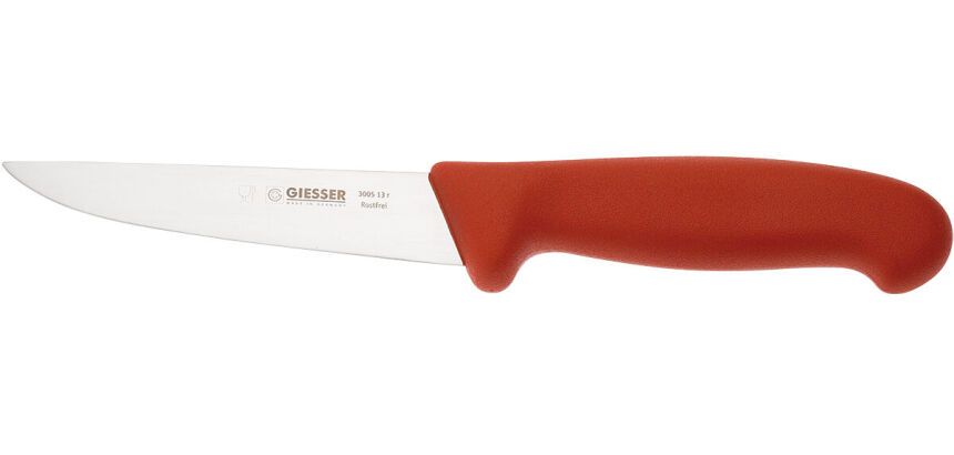 Giesser couteau à saigner manche rouge 16 cm