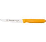 Giesser couteau cranté manche jaune 11 cm