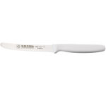 Giesser couteau cranté manche blanc 11 cm