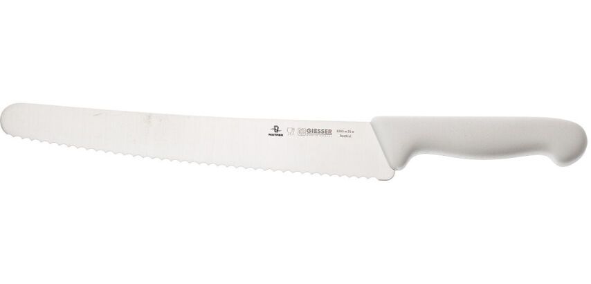 Giesser couteau universel manche blanc 25 cm