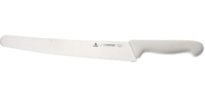 Giesser couteau universel manche blanc 25 cm