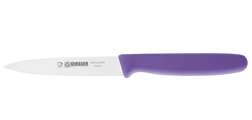 couteau d'office manche violet 10 cm