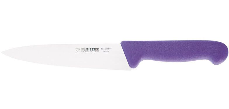 couteau de cuisine manche violet 16 cm