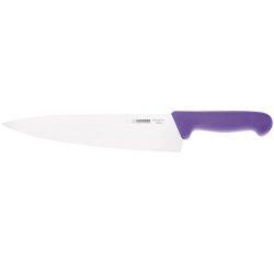 couteau de cuisine manche violet 26 cm