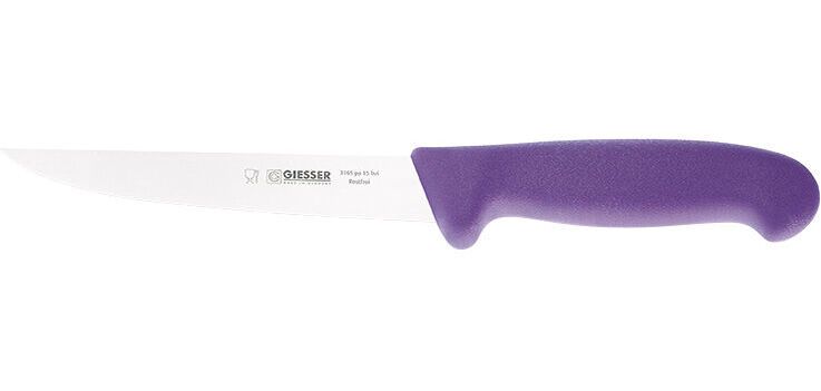 couteau à désosser manche violet 15 cm