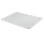 couvercle pour bac rectangulaire plat PEHD 54,5x39x2,2 cm