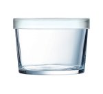 Onctuose coupelle diamètre 8,5 cm, 22 cl à couvercle blanc