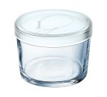 Onctuose coupelle diamètre 8,5 cm, 22 cl à couvercle blanc