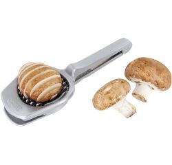 coupe-champignons inox