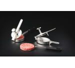 moule à steak inox 150 g ovale 11.5x8 cm