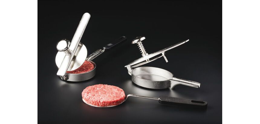 moule à steak inox 150 g ovale 11.5x8 cm