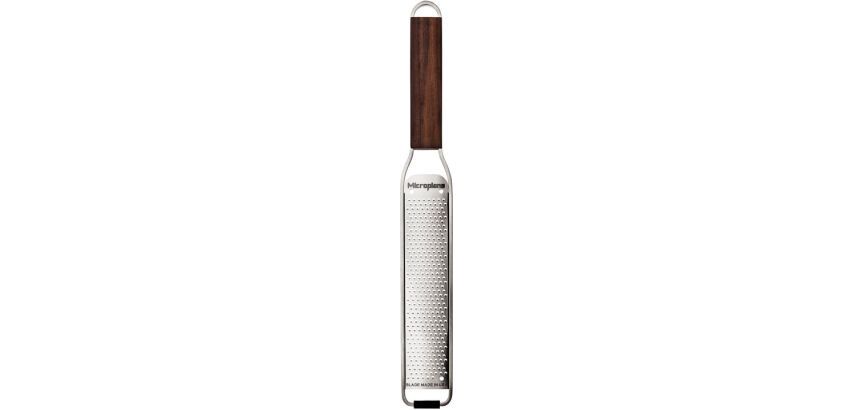 Microplane râpe zesteur master fin en noyer
