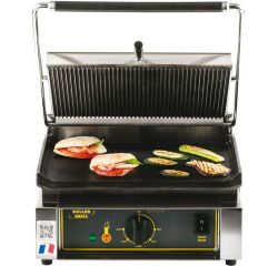 Roller Grill grill fonte rainurée simple 3 KW
