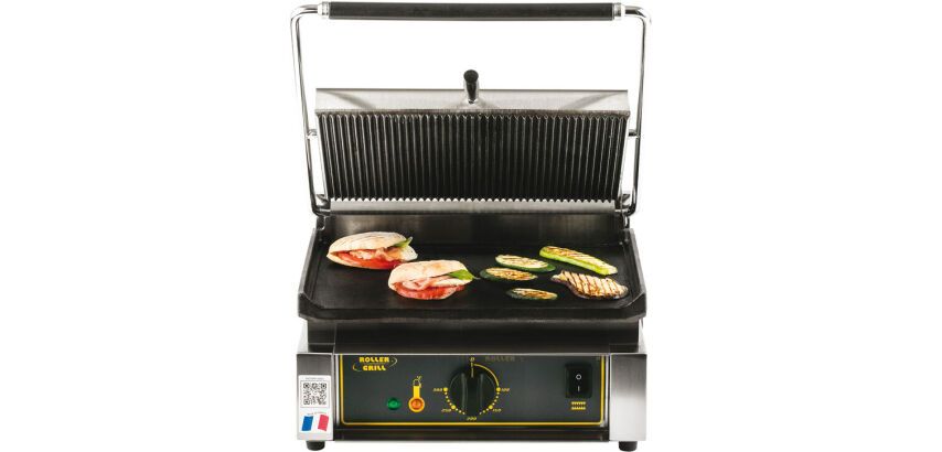 Roller Grill grill fonte rainurée simple 3 KW
