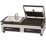 Krampouz grill fonte rainurée amovible double 3,76 KW
