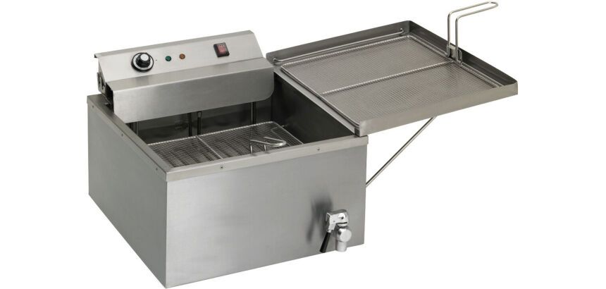 friteuse électrique cuve emboutie beignets