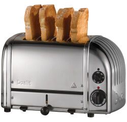 Dualit toaster 4 tranches  en acier inoxydable 220v