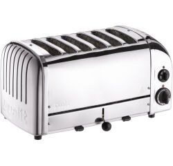 Dualit toaster 6 tranches  en acier inoxydable 220v