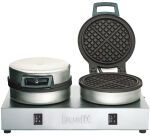 Dualit gaufrier double rond