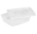 Modulus souples lot de 10 bacs GN 1/8 polypropylène 162x132x45 mm avec couvercles
