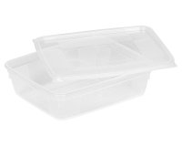Modulus souples lot de 10 bacs GN 1/8 polypropylène 162x132x45 mm avec couvercles
