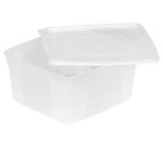 Modulus souples lot de 6 bacs GN 1/6 polypropylène 176x162x85 mm avec couvercles