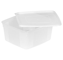 Modulus souples lot de 6 bacs GN 1/6 polypropylène 176x162x85 mm avec couvercles