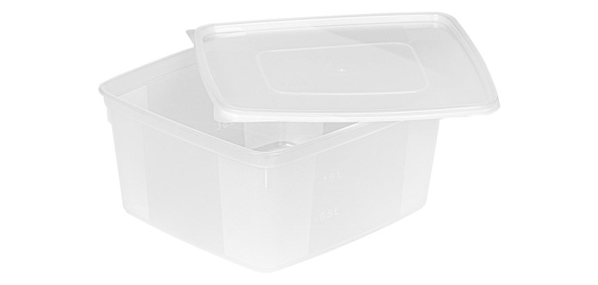 Modulus souples lot de 6 bacs GN 1/6 polypropylène 176x162x85 mm avec couvercles