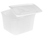 Modulus souples lot de 6 bacs GN 1/6 polypropylène 176x162x110 mm avec couvercles