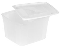 Modulus souples lot de 6 bacs GN 1/6 polypropylène 176x162x110 mm avec couvercles