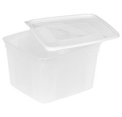 Modulus souples lot de 6 bacs GN 1/6 polypropylène 176x162x110 mm avec couvercles