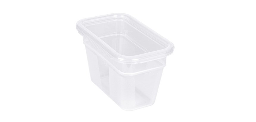 Modulus rigide bac gastronorme en polypropylène - GN 1/9 profondeur 10 cm - 0.8