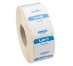 rouleau de 1000 étiquettes dlc jour de la semaine autocollantes 2,5x2,5 cm lundi bleu