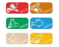 Planche de 30 étiquettes HACCP