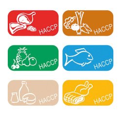 Planche de 30 étiquettes HACCP