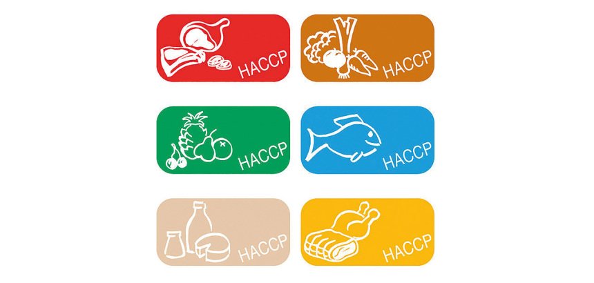 Planche de 30 étiquettes HACCP