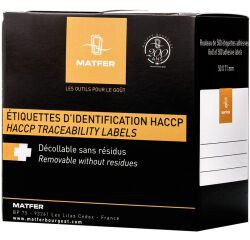 boîte de 250 étiquettes hydrosolubles 7,1x5,1 cm