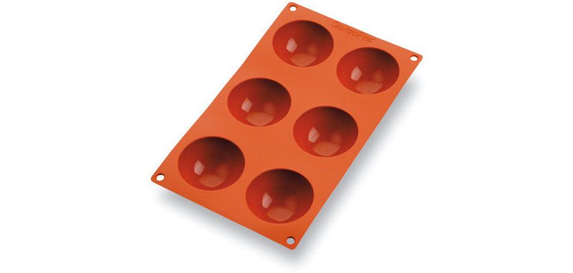 Gastroflex plaque GN 1/3 325x176 de 6 demi-sphères 7 cm