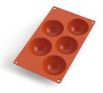Gastroflex plaque GN 1/3 325x176 de 5 demi-sphères 8 cm