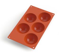 Gastroflex plaque GN 1/3 325x176 de 5 demi-sphères 8 cm
