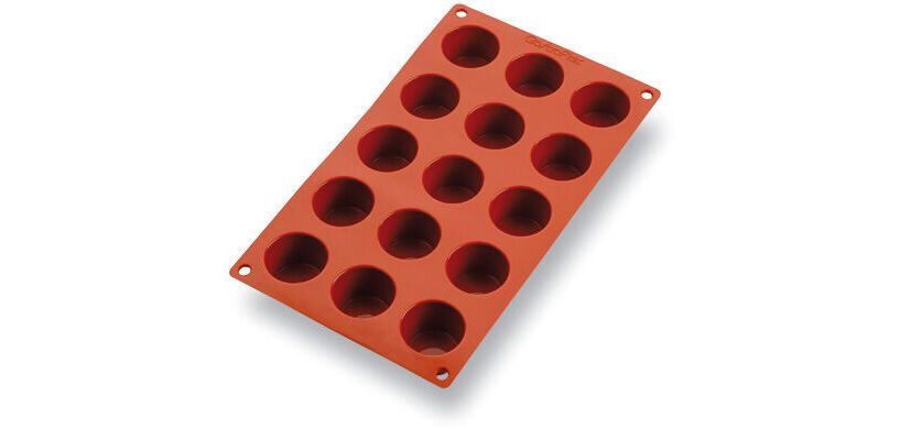 Gastroflex plaque GN 1/3 325x176 de 15 mini-muffins 4.5 cm