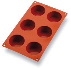 Gastroflex plaque GN 1/3 325x176 de 6 muffins 7 cm