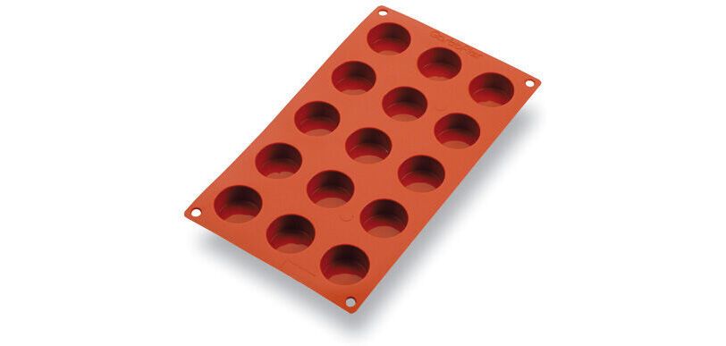 Gastroflex plaque GN 1/3 325x176 de 15 petits fours ronds 4 cm