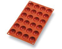 Gastroflex plaque GN 1/3 325x176 de 24 petits fours ronds 3.7 cm