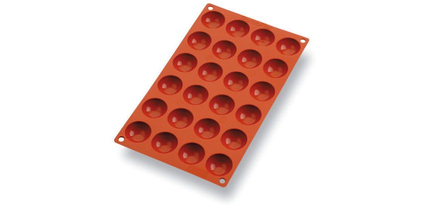 Gastroflex plaque GN 1/3 325x176 de 24 petits fours ronds 3.7 cm