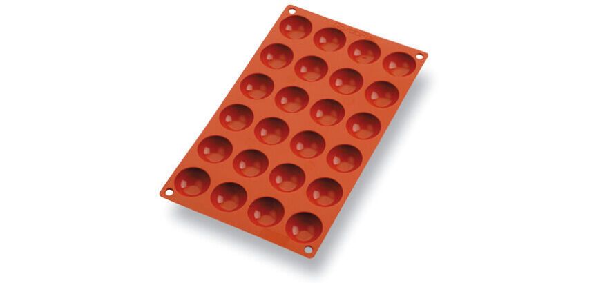 Gastroflex plaque GN 1/3 325x176 de 24 petits fours ronds 3.7 cm